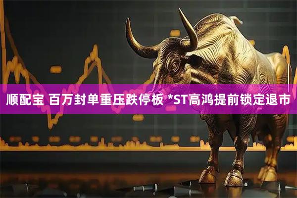 顺配宝 百万封单重压跌停板 *ST高鸿提前锁定退市