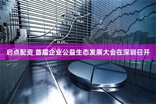 启点配资 首届企业公益生态发展大会在深圳召开
