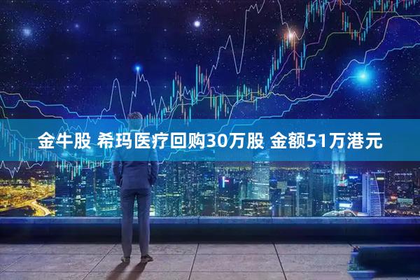 金牛股 希玛医疗回购30万股 金额51万港元