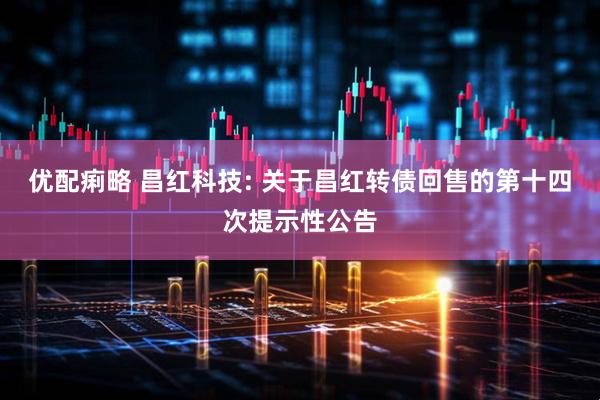 优配痢略 昌红科技: 关于昌红转债回售的第十四次提示性公告